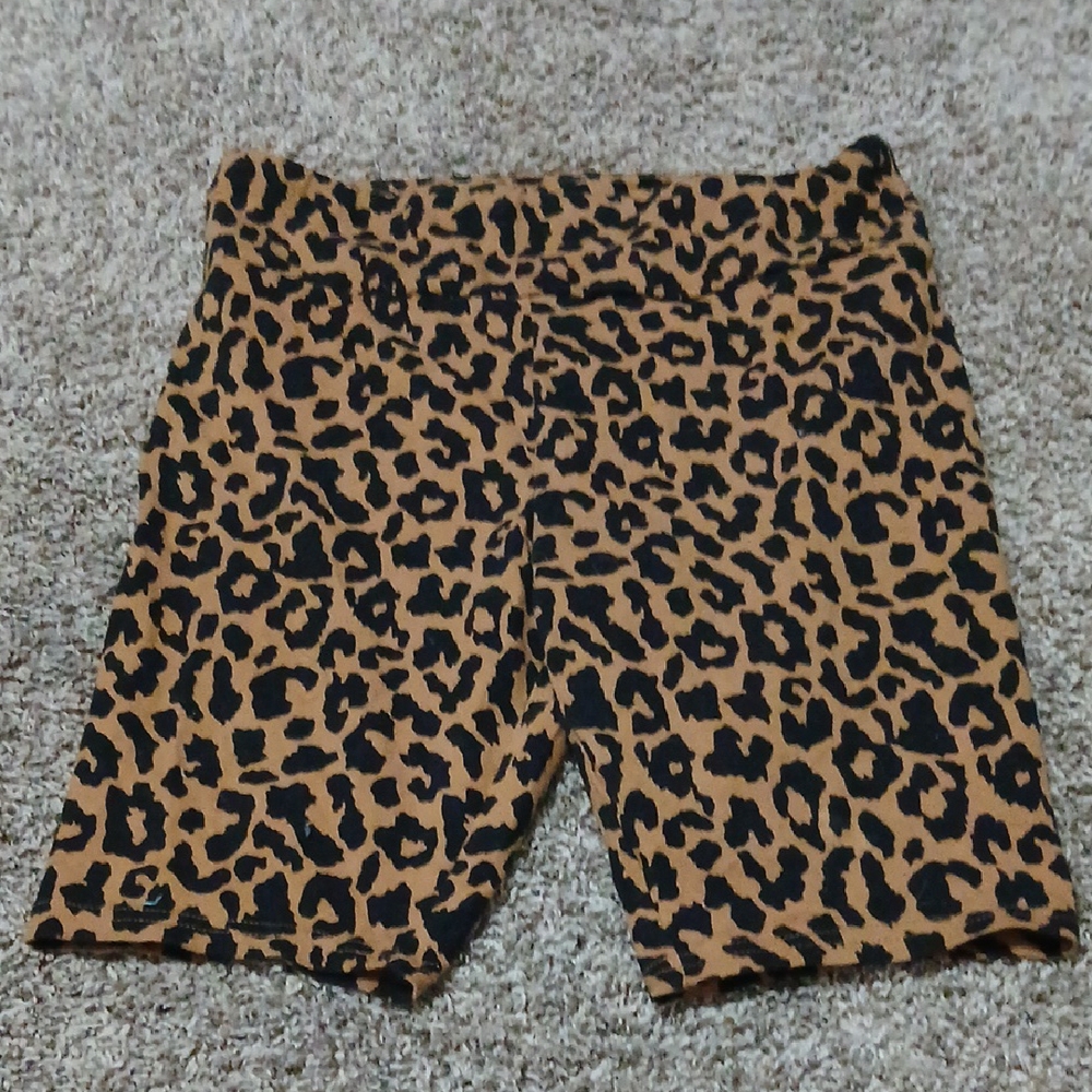 Leopard Print Shorts